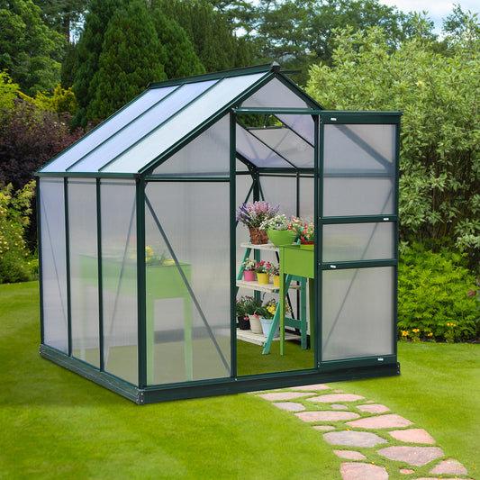 Aluminum Polycarbonate Greenhouse UV-Resistant Walls