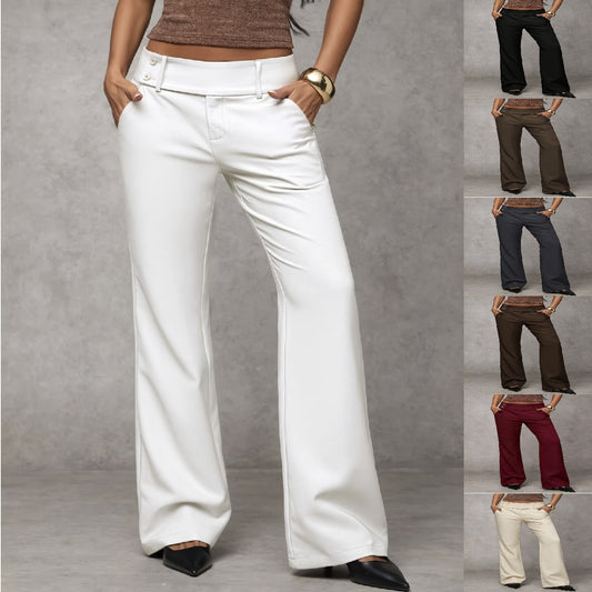 Elegant & Comfortable High-Waisted Trousers for Professionals
