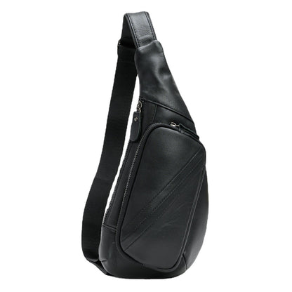 Stylish Genuine Leather Chest Bag – Perfect Casual Carry for Men