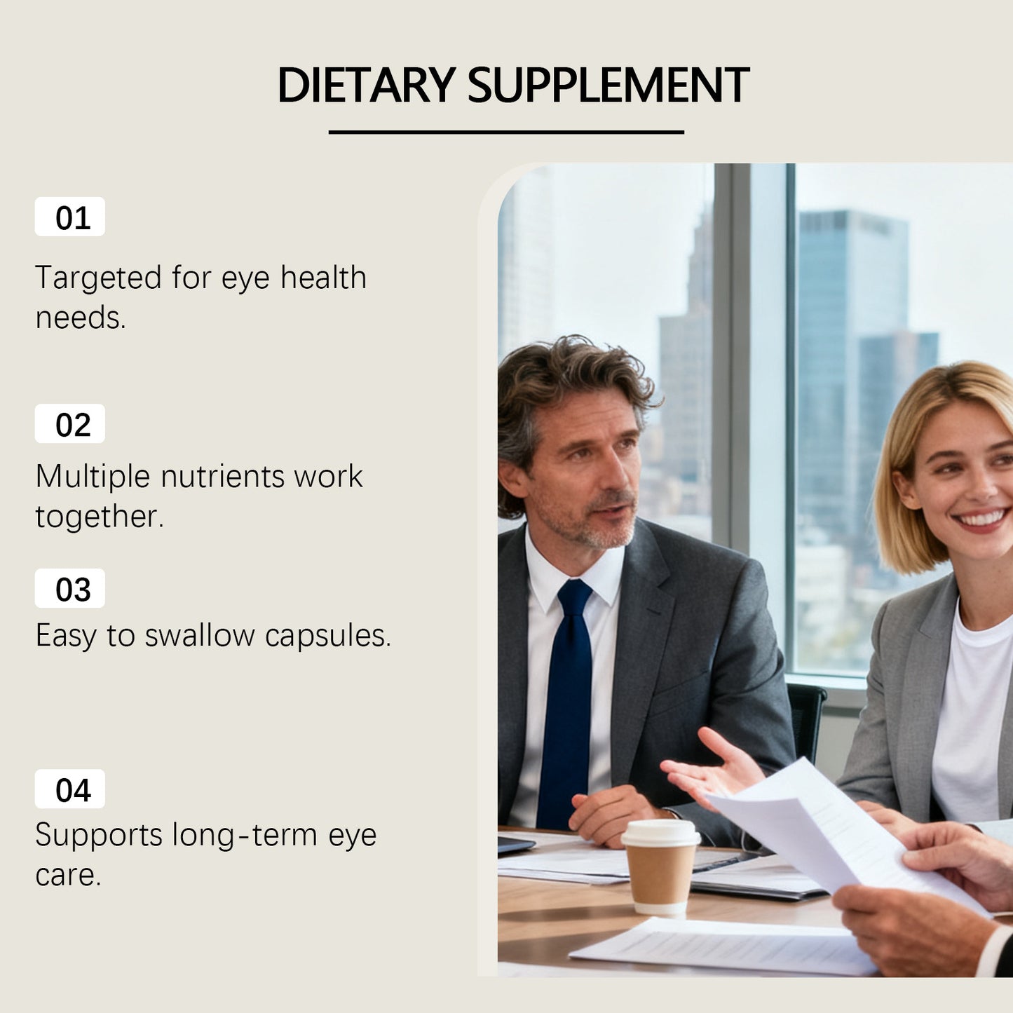 Eye Health Supplement Capsule