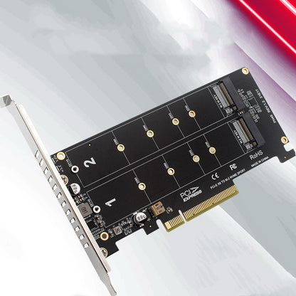 Boost PC Storage: Dual NVMe M.2 RAID PCIe Adapter