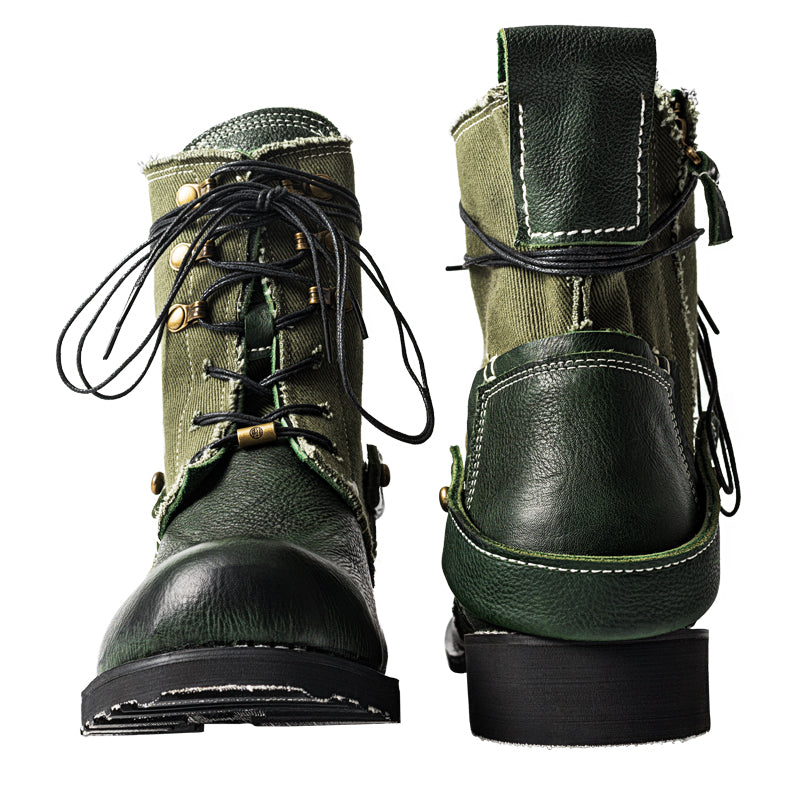 Stylish Breathable Genuine Cowhide Boots Everyday Wear