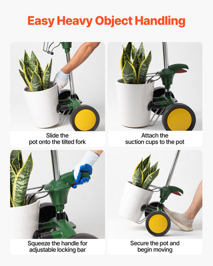 Adjustable Garden Pot Dolly – Move Pots Without Strain