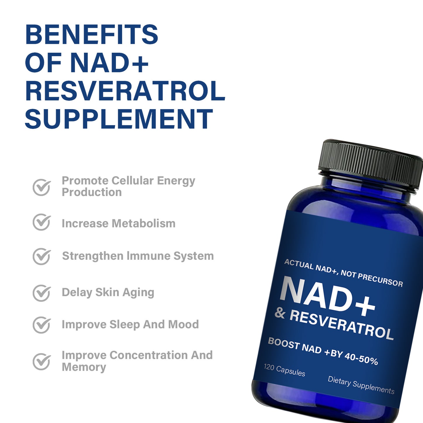 Resveratrol Sleep Supplement Capsules For Men