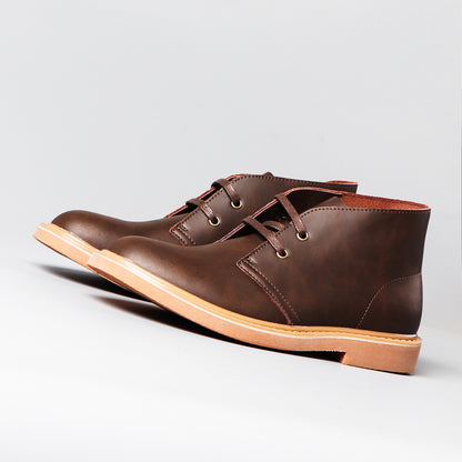 Vintage Genuine Leather Crazy Horse Martin Boots For Men