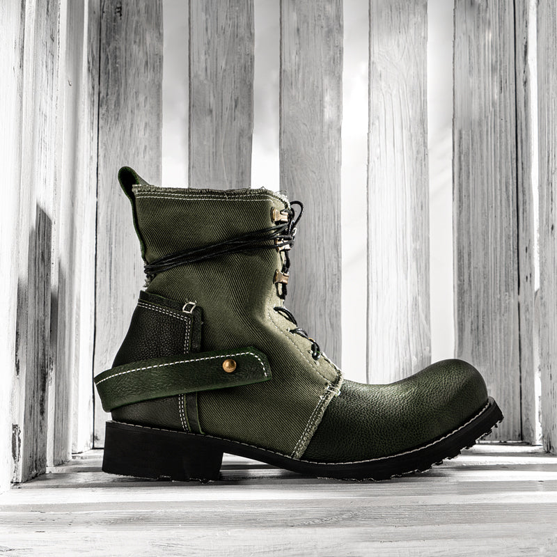 Stylish Breathable Genuine Cowhide Boots Everyday Wear