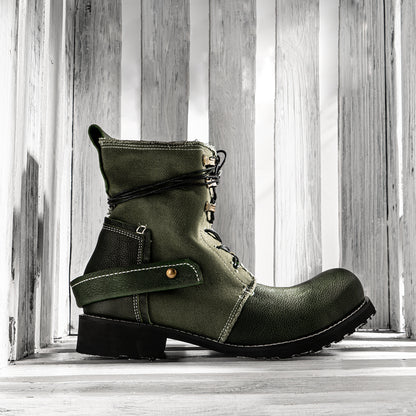 Stylish Breathable Genuine Cowhide Boots Everyday Wear