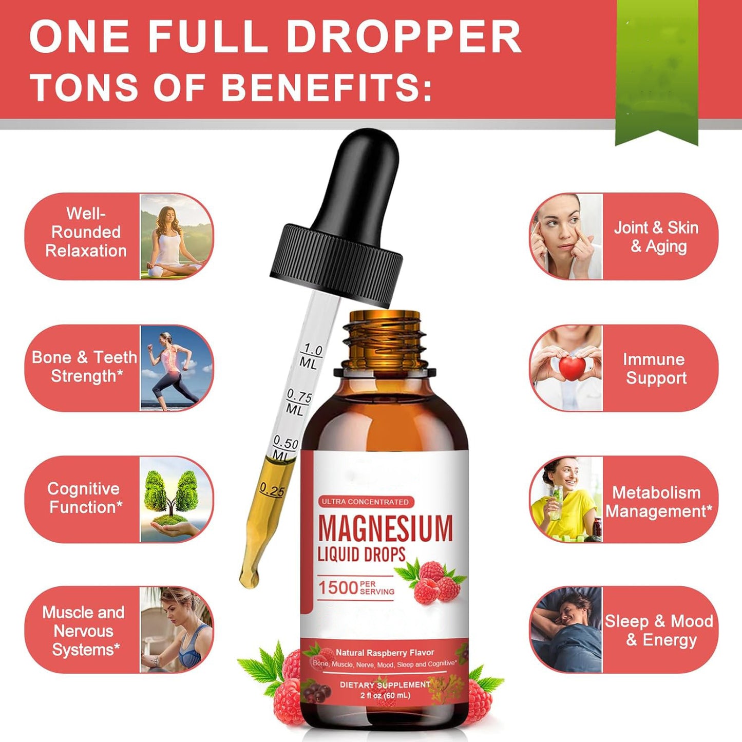 Magnesium Glycinate Drops - Dietary Supplement