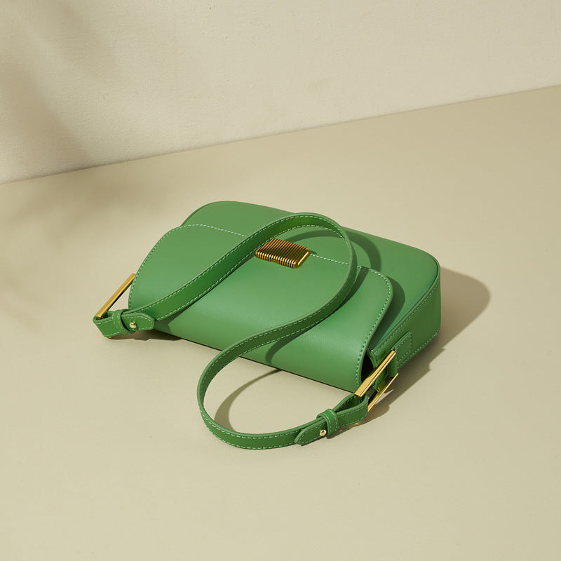 Trendy Crossbody Shoulder Bag – Elegant Genuine Leather for Women