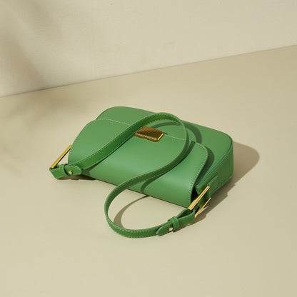 Trendy Crossbody Shoulder Bag – Elegant Genuine Leather for Women