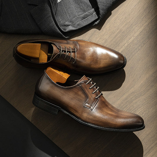 Men’s Genuine Leather Business Shoes: Comfort Meets Modern Style