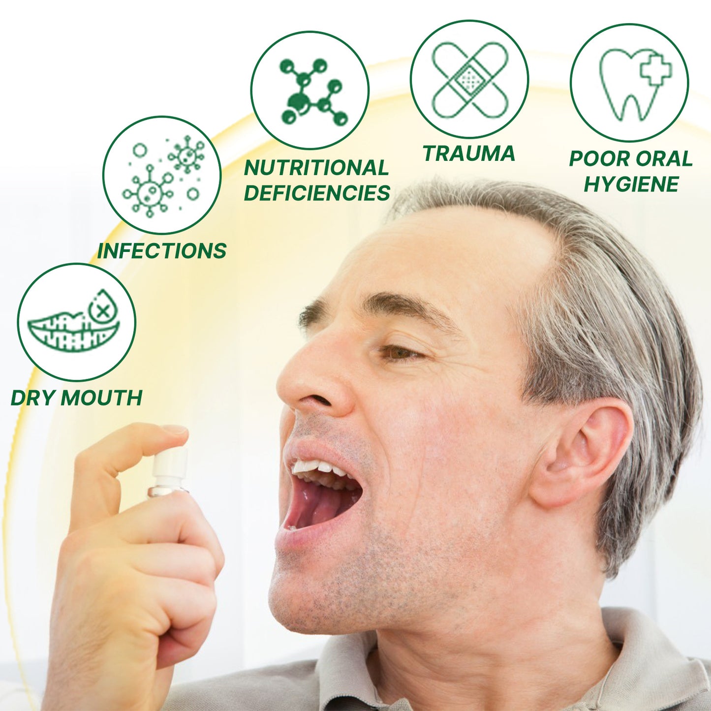 Organic Tongue Repair Oral Spray for Healthy Comfy Mouth