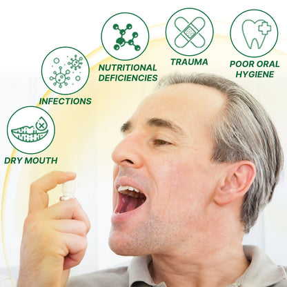 Organic Tongue Repair Oral Spray for Healthy Comfy Mouth