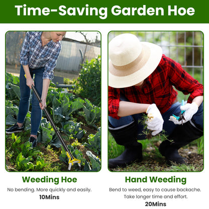 Adjustable Garden Hoe – Easy Weeding & Soil Loosening Tool