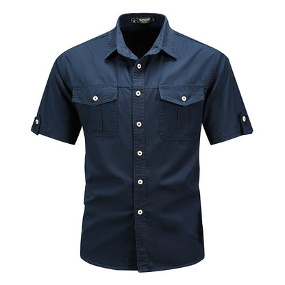 Men’s Premium Short Sleeve Shirt – Smart Casual Comfort