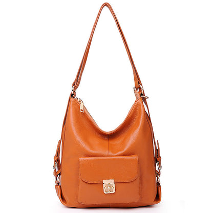 Korean-Style Soft Leather Backpack, Perfect Companion