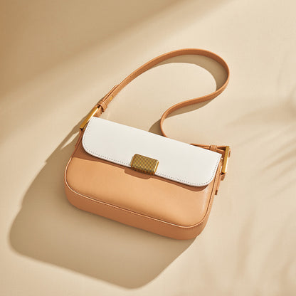Trendy Crossbody Shoulder Bag – Elegant Genuine Leather for Women