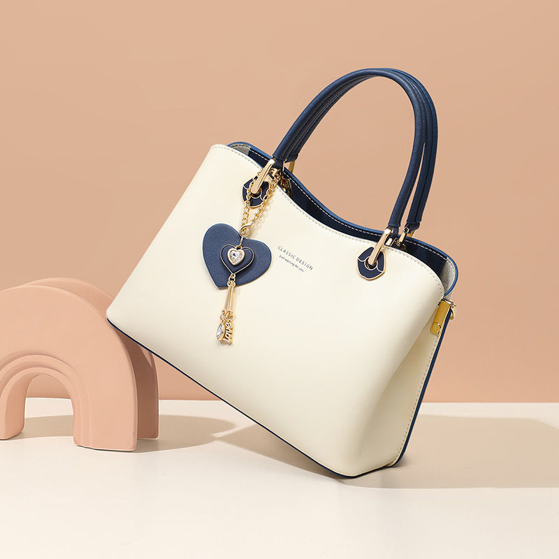 Versatile Genuine Leather Tote & Crossbody Leather Bag