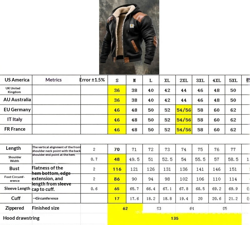 Men’s Winter Jacket – Wrinkle-Free & Comfy