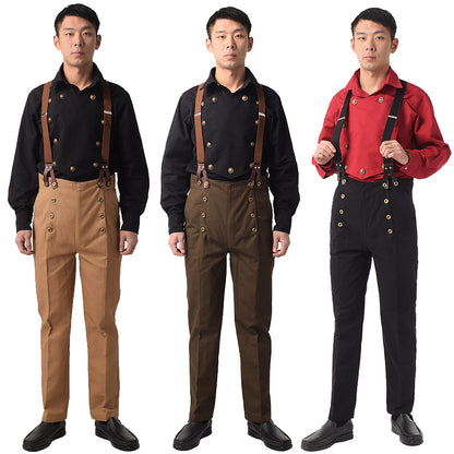 Classic Suspenders & Pants Set | Timeless Gentleman's Style