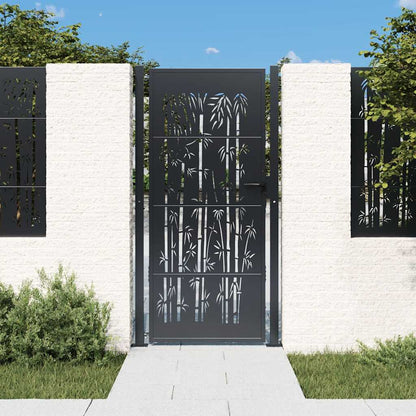 Elegant Anthracite Garden Gate – Perfect Outdoor Entrance