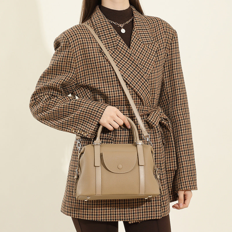 Genuine Leather Shoulder Bag for Modern Women