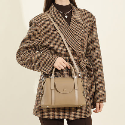 Genuine Leather Shoulder Bag for Modern Women