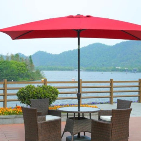 Rainproof Outdoor Garden Umbrella with Adjustable Tilt Sunshade