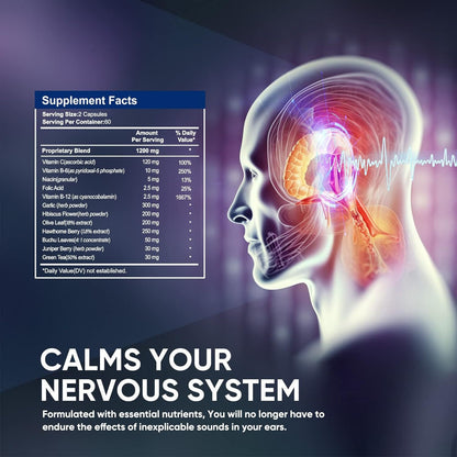 Natural Tinnitus Relief Capsules for Ringing Ear Support