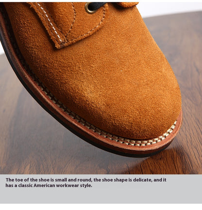 Men's Genuine Leather Outdoor Boots – High-Top Comfort Design