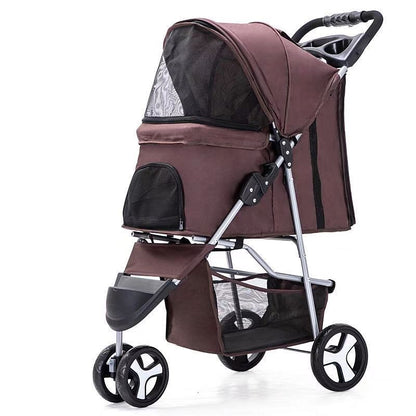 Pet Trolley Stroller – Lightweight, Foldable, Perfect for Pets