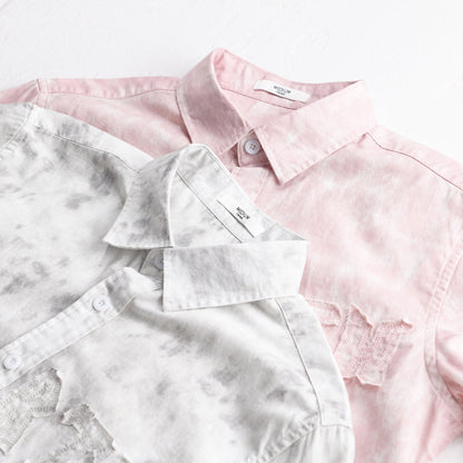 Men’s Summer Hanging Dye Print - Casual Short Sleeve