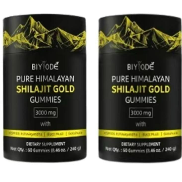Pure Himalayan Shilajit Gummies with Ashwagandha – Natural Energy Boost