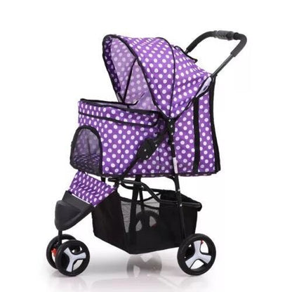 Pet Trolley Stroller – Lightweight, Foldable, Perfect for Pets
