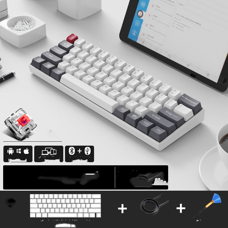 Wireless Mechanical Keyboard with Bluetooth Dual Mode