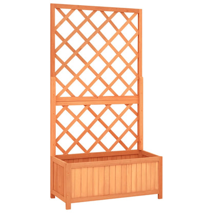 Outdoor Wooden Garden Trellis Planter for Climbing Plants