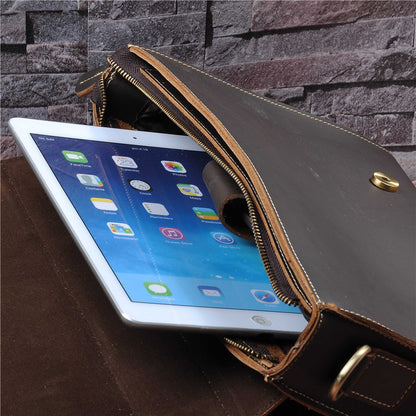 Men’s Handbag – Genuine Leather, Practical & Fashionable