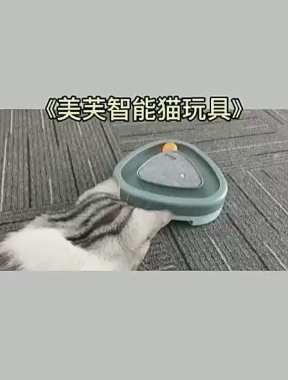Funny Cat Self-Play Toy – Electric Triangle Turntable
